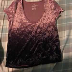 Velvet t-shirt from American eagle outfitters